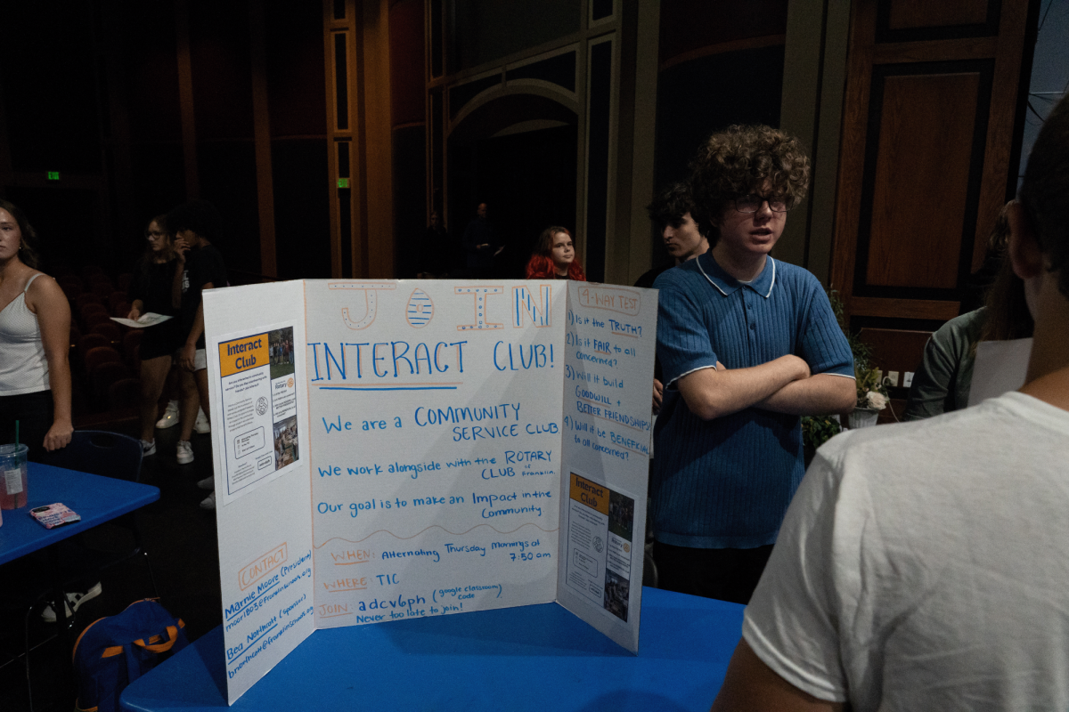 Ben Worland of Interact Club.