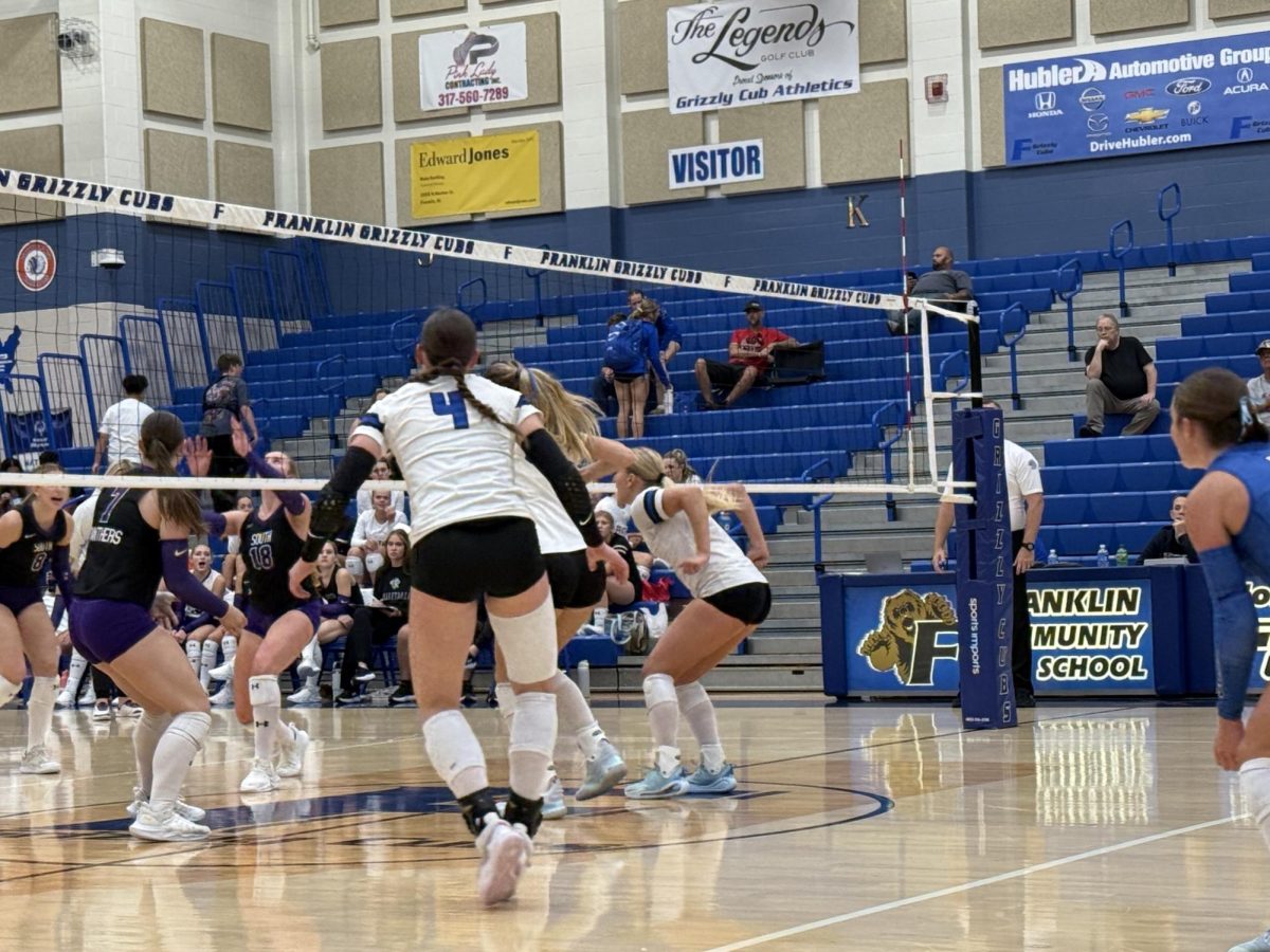 Getting ready to jump at the net