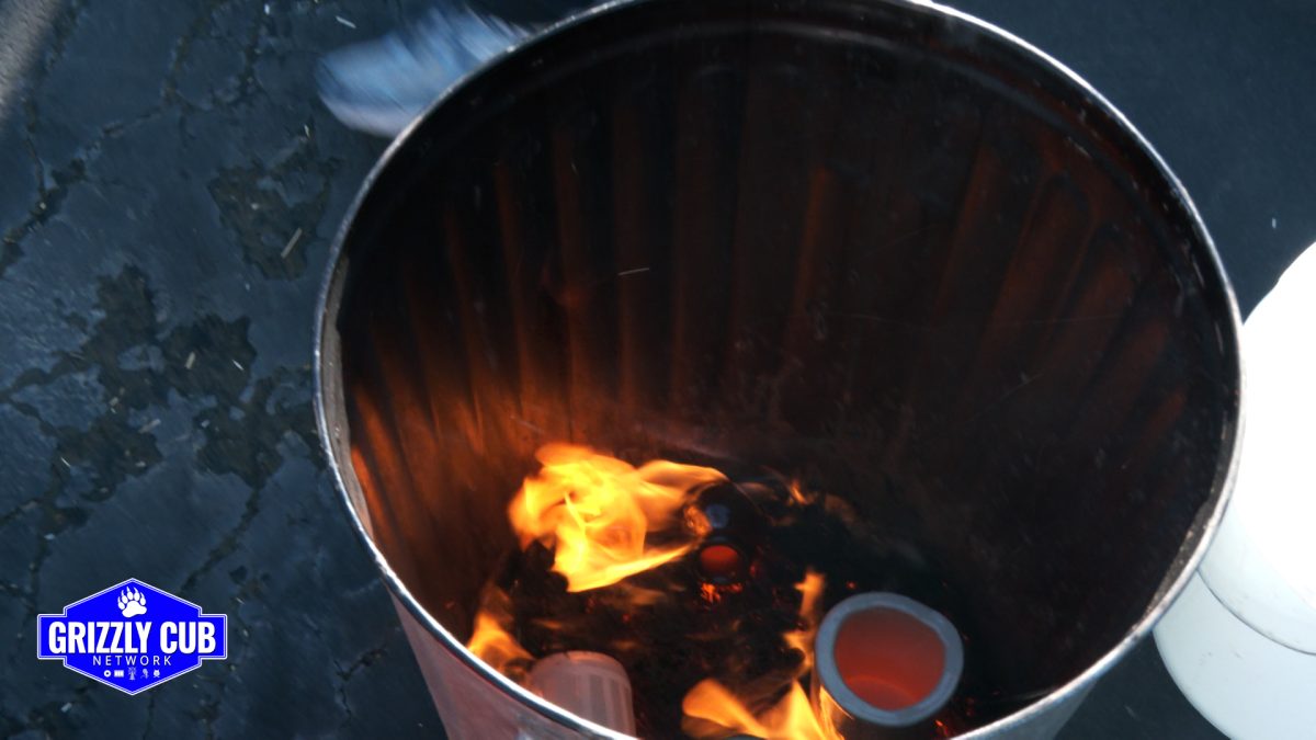 Raku Firing Display